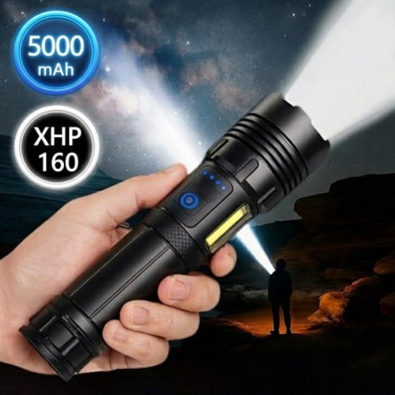 Rechargeable LED Flashlight XHP160