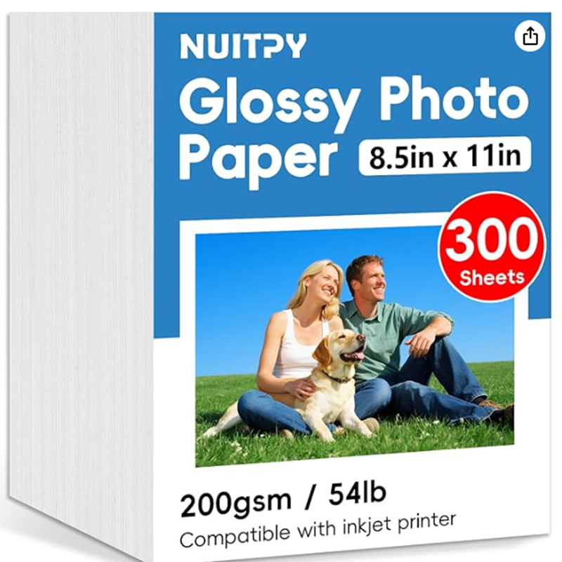 Photo Paper for Inkjet Letter Size