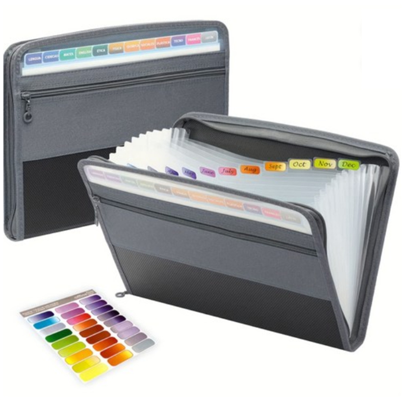 13 Slot Expanding File Organizer | File Folder