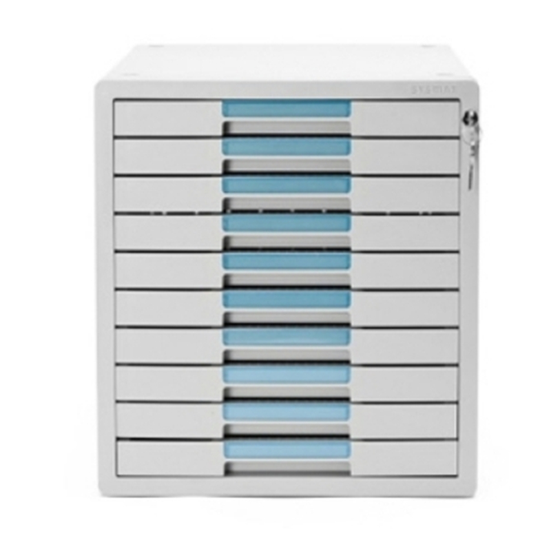 10-Tier Document Tray | File Organizer | Paper Tray | File Drawer with Lock
