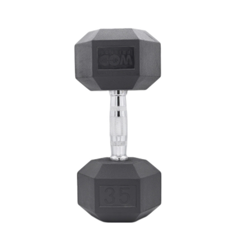 Rubber Hex Dumbbell