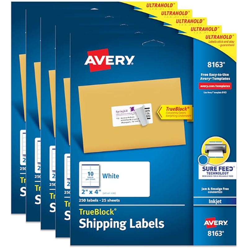 Avery 8163 Shipping Label