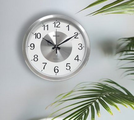 Clock | Silver | 30cm