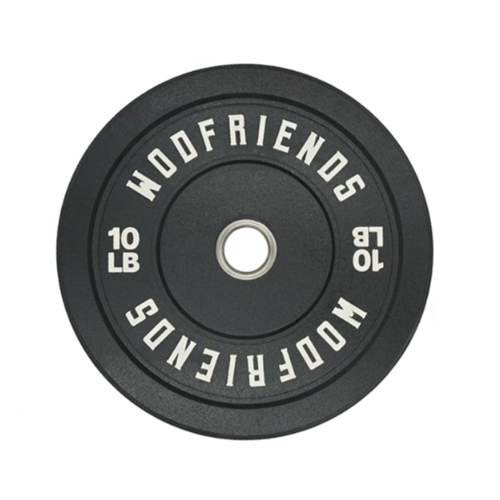 Premium Black Bumper Plate (Bounce)