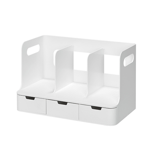 Bookend | Binder Rack | Binder Holder | File Organizer with Mini Drawers