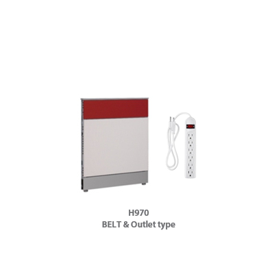 60T Steel Partitions H1000(BELT & Outlet type)