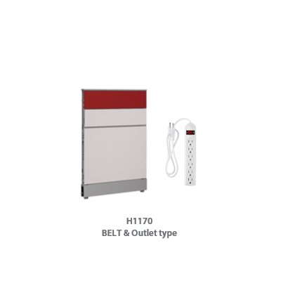 60T Steel Partitions H1200(BELT & Outlet type)