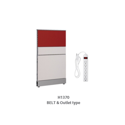 60T Steel Partitions H1400(BELT & Outlet type)