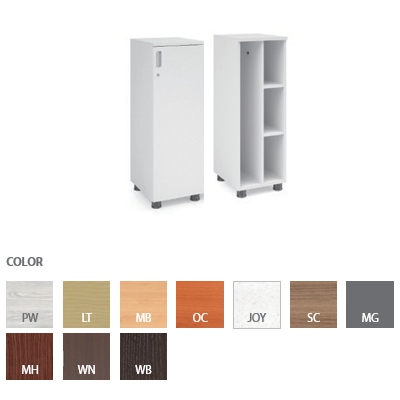 Desk Side Cioset (1 Person /  Clothing rod & Inner 3 Tier)