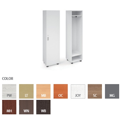 JEAN series Wardrobe (1 Person / All Door type / Withdrawal hanger & Inner 2 Tier) / D.P ITEM